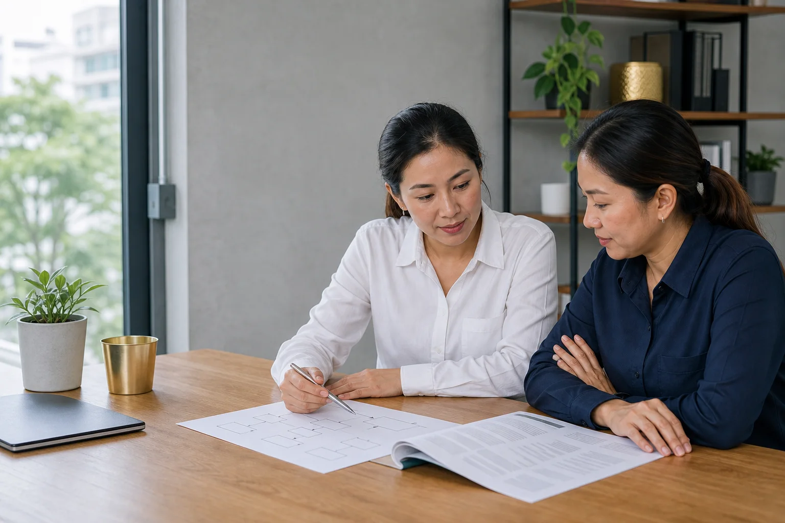 HR advisor working with a Thai business owner